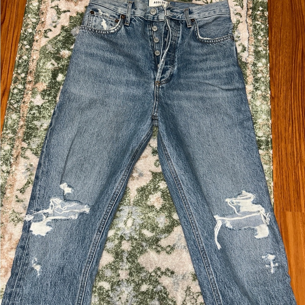 Agolde Light Blue Denim Jeans